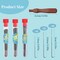 Felting Needles, Needle Felting Tools, Needle Felting Kit Wool Felting Supplies with 40 Pcs Needle Felting Needles, Wooden Handle and Storage Box for Felting Wool Projects